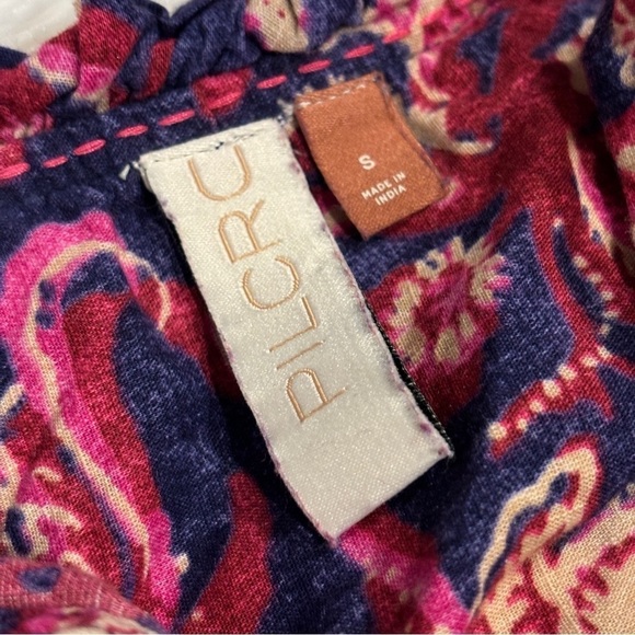 ANTHROPOLOGIE Pilcro Lucille Peasant paisley boho Blouse woman’s size small - Picture 4 of 13